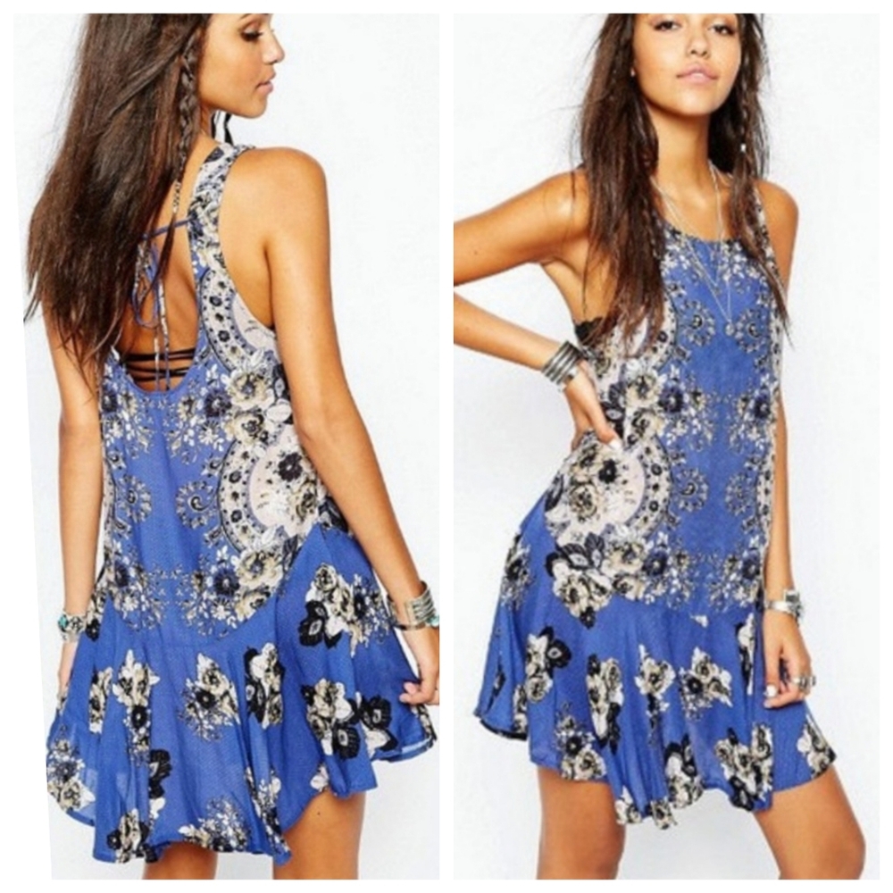 Free People Dobby Dot Dress